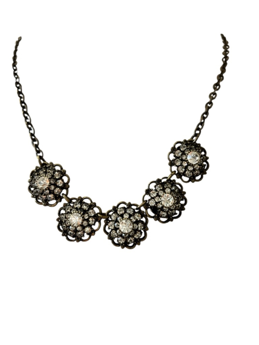Lia Sophia Nora Necklace - Antique Silver Tone